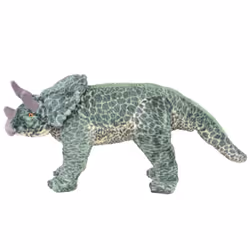 Dinosauro Triceratops in Peluche in Piedi Verde XXLcod mxl 121336 - Vista aggiuntiva 2