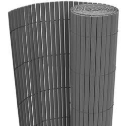 Recinzione da Giardino a Doppio Lato in pvc frangivista da 90x500cm vari colori colore: Grigio