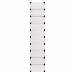 VidaXL 244919 scarpiera Bianco - Vista aggiuntiva 4