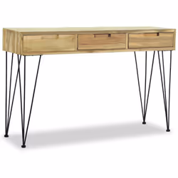 Questa consolle in stile coloniale, realizzata in teak massello di recupero, aggiungerà un tocco di fascino rustico ai vostri ...