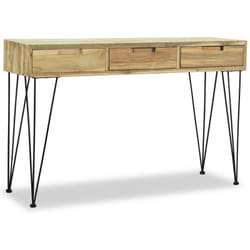 Tavolo Consolle, Tavolo da ingresso 120x35x76 cm in Legno Massello di Teak Vidaxl