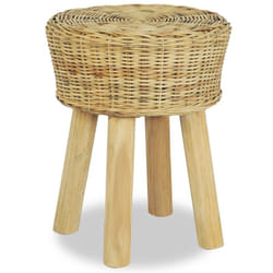 Vidaxl - Sgabello da Bar, Sgabello Alto in Rattan Naturale