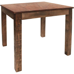 Tavolo da Pranzo, Tavolo da Cucina in Legno Massello Anticato 82x80x76 cm vidaXL 90768