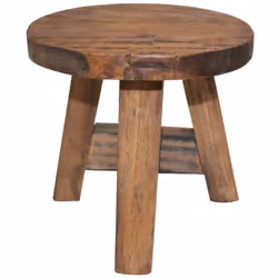 Questo sgabello rustico emana un fascino vintage e sarà un'ottima aggiunta al vostro arredamento. Realizzato in legno massell ...
