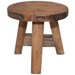Vidaxl - Sgabello in Legno Massello di Recupero 18799