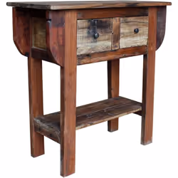 Questa consolle in legno sarà la scelta perfetta se desiderate aggiungere un tocco di fascino rustico all'arredamento della v ...