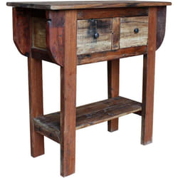 Vidaxl - Consolle in Legno Massello di Recupero 80x35x80 cm 5489