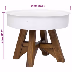 VidaXL 244820 tavolino da caffè, comodino e consolle da soggiorno - Vista aggiuntiva 6