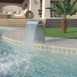 Vidaxl - Fontana per Piscina in Acciaio Inossidabile 45x30x65 cm Argento