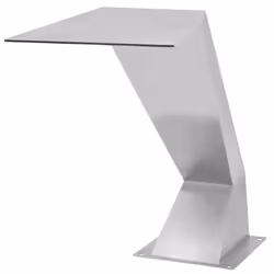 vidaXL Fontana per Piscina in Acciaio Inossidabile 64x30x52 cm Argento - Vista aggiuntiva 2