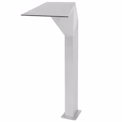 vidaXL Fontana per Piscina in Acciaio Inossidabile 50x30x90 cm Argento - Vista aggiuntiva 2