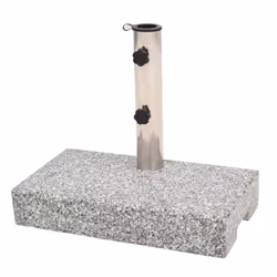vidaXL Base per Parasole in Granito Rettangolare 25 kg - Vista aggiuntiva 2