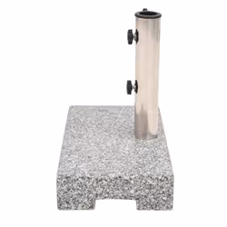 vidaXL Base per Parasole in Granito Rettangolare 25 kg - Vista aggiuntiva 3