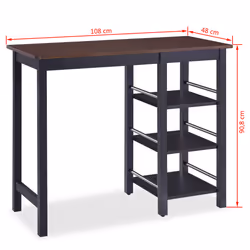 VidaXL 245363 set di mobili per cucina e sala da pranzo - Vista aggiuntiva 8