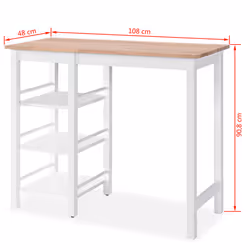 VidaXL 245364 set di mobili per cucina e sala da pranzo - Vista aggiuntiva 8