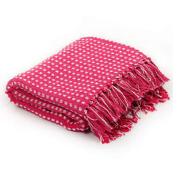 Vidaxl - Copriletto in Cotone a Quadri 220x250 cm Rosa 442244