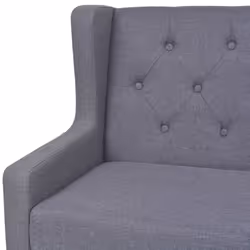 VidaXL 245454 divano 3 seduta(e) Grigio - Vista aggiuntiva 4