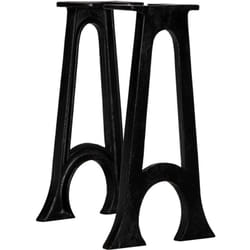 Gambe per Panca 2 pz con Base ad Arco a Forma di a in Ghisa Vidaxl 1850
