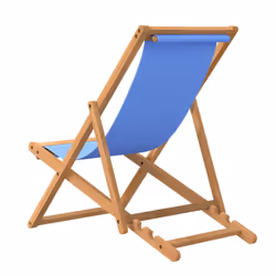 VidaXL 43803 sedia da esterno Terrazzo Seduta imbottita Tessuto, Teak Blu, Marrone - Vista aggiuntiva 5