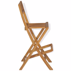 VidaXL 43806 sedia da esterno Terrazzo Teak Marrone - Vista aggiuntiva 5
