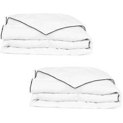 vidaXL Piumone Invernale 2 pz Piuma Anatra 150x200 cm