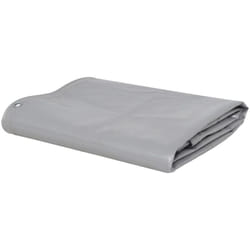 Vidaxl - Telone 650 g/m² Grigio Versatile Resistente con occhielli varie dimensioni dimensioni : 4x8 m
