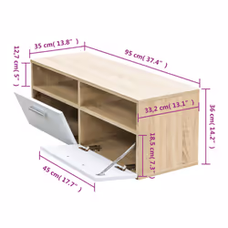 VidaXL 244869 supporto TV e sistema audio - Vista aggiuntiva 5
