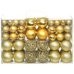 Vidaxl - Set Palline di Natale 100 pz 3/4/6 cm Oro