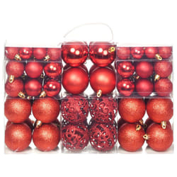 Vidaxl - Set Palline di Natale 100 pz 3/4/6 cm Rosse