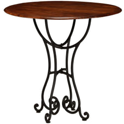 Vidaxl - Tavolo da Pranzo in Legno di Acacia Finitura Ambra 80x76 cm 4796