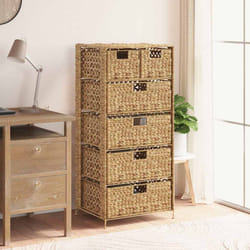 vidaXL Armadietto Portaoggetti 6 Cesti 47x37x100 cm Giacinto d'Acqua