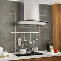 Vidaxl - Cappa Aspirante a Muro 90 cm Acciaio Inossidabile 756 m³/h led