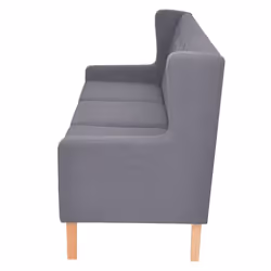 VidaXL 274934 divano 3 seduta(e) Grigio - Vista aggiuntiva 4