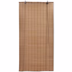 vidaXL Tenda Avvolgibile in Bambù 80x220 cm Marrone - Vista aggiuntiva 3