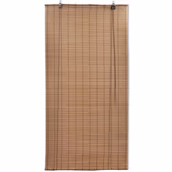 vidaXL Tenda Avvolgibile in Bambù 100x220 cm Marrone - Vista aggiuntiva 3