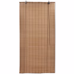 vidaXL Tenda Avvolgibile in Bambù 140x220 cm Marrone - Vista aggiuntiva 3