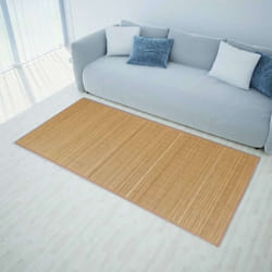Vidaxl - Tappeto in Bambù 100x160 cm Marrone 111885
