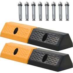 Vidaxl - Delimitatori di Parcheggio 2 pz in Gomma 49x15x9 cm 2135