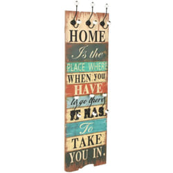 Vidaxl - Appendiabiti da Parete con 6 Ganci 120x40 cm Multicolore vari modelli modelli : Homeis