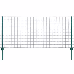 vidaXL Set Recinzione Euro 20x1,2 m in Acciaio Verde - Vista aggiuntiva 2