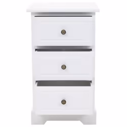VidaXL 245756 comodino Bianco - Vista aggiuntiva 4