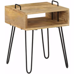 Questo comodino sarà un'aggiunta senza tempo all'arredamento della camera da letto o del salotto. Realizzato in legno massell ...