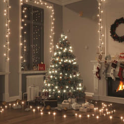 Vidaxl - Stringa di Luci con 400 led 40 m 8 Effetti Decorazione Natalizia, Luce Bianco Caldo 5505