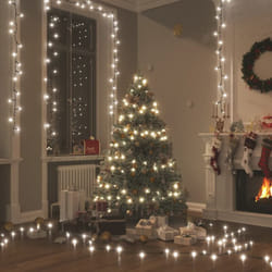 Vidaxl - Stringa di Luci 600 led Interno Esterno IP44 60m Bianca Fredda 5116