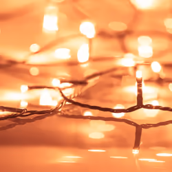 vidaXL Stringa di Luci con 1000 LED 60 m 8 Effetti Luce IP44 Bianco Caldo - Vista aggiuntiva 3