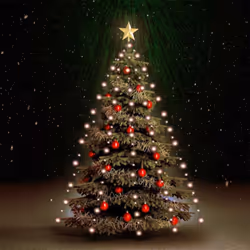 Queste luci a LED sono appositamente progettate per decorare il vostro albero di Natale e creeranno una bella atmosfera. Le l ...