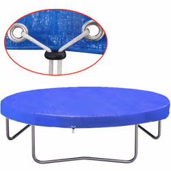Con il nostro telo di copertura per trampolino elastico di alta qualità, non dovrete smontare il trampolino quando non è in u ...