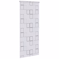 vidaXL Tenda a Rullo per Doccia 120x240 cm Quadrati - Vista aggiuntiva 3