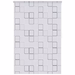 vidaXL Tenda a Rullo per Doccia 140x240 cm Quadrati - Vista aggiuntiva 2