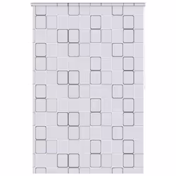 vidaXL Tenda a Rullo per Doccia 160x240 cm Quadrati - Vista aggiuntiva 2
